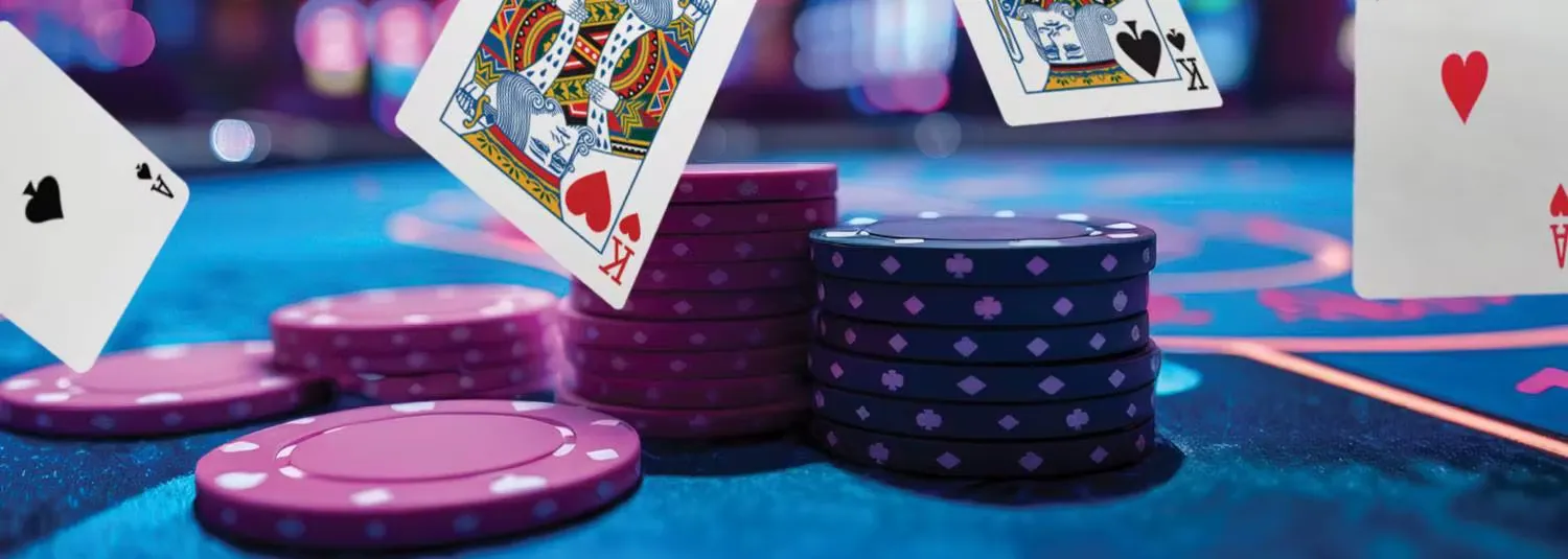 A sophisticated online casino portal being used by a professional player